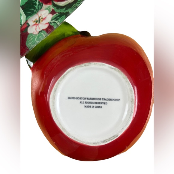 Plate Dish Bundle (2) Apple Theme Dishes - Perfect for Apple Slices and Dip! - Picture 6 of 7